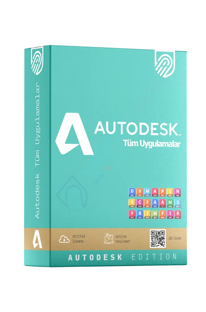 Autodesk AutoCAD ve Tüm Uygulamalar Lisansı – Revit, 3ds Max, Maya, Inventor Dahil